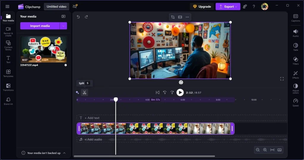 Free AI Video Generator 4 faceless video climpchamp ai editor